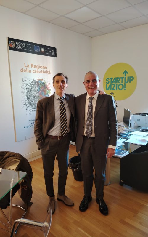 Il Presidente Libanori incontra il Presidente Marcolini di Lazio Innova per l’efficientamento energetico dell’Istituto